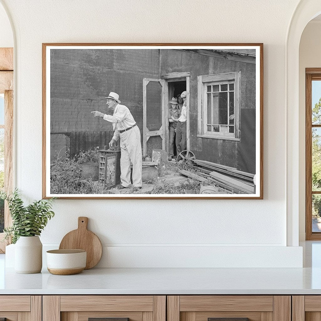 Auction Scene in Orth Minnesota August 1937 - Available at KNOWOL