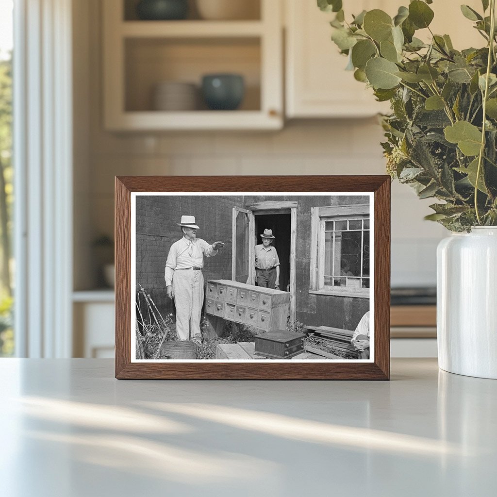 Auctioneer at Rural Sale Orth Minnesota 1937 - Available at KNOWOL