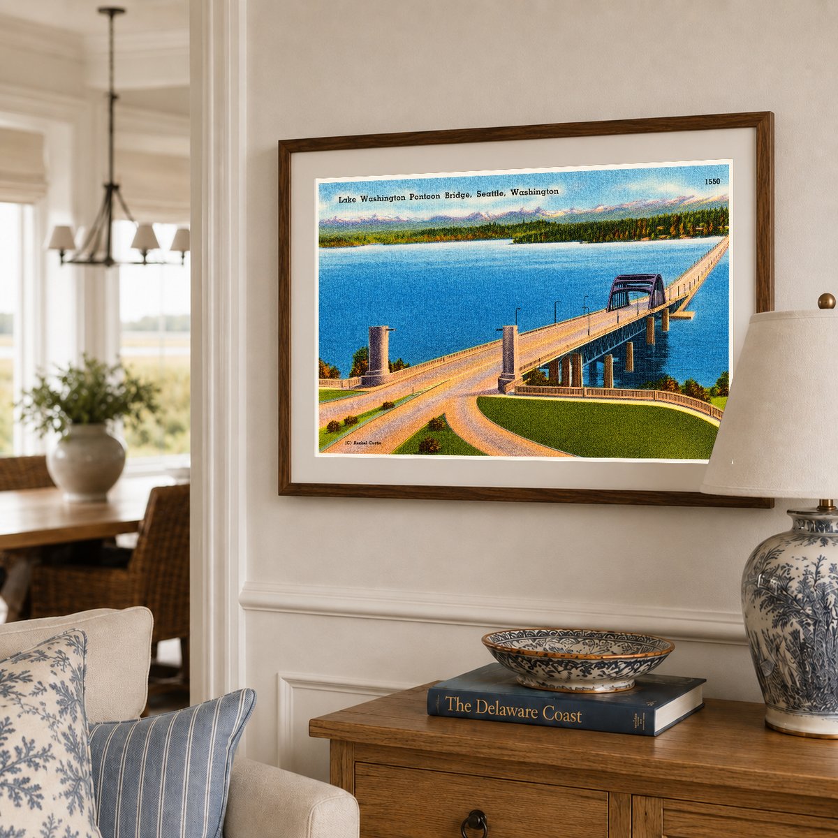 Seattle, WA: Lake Washington Pontoon Bridge
