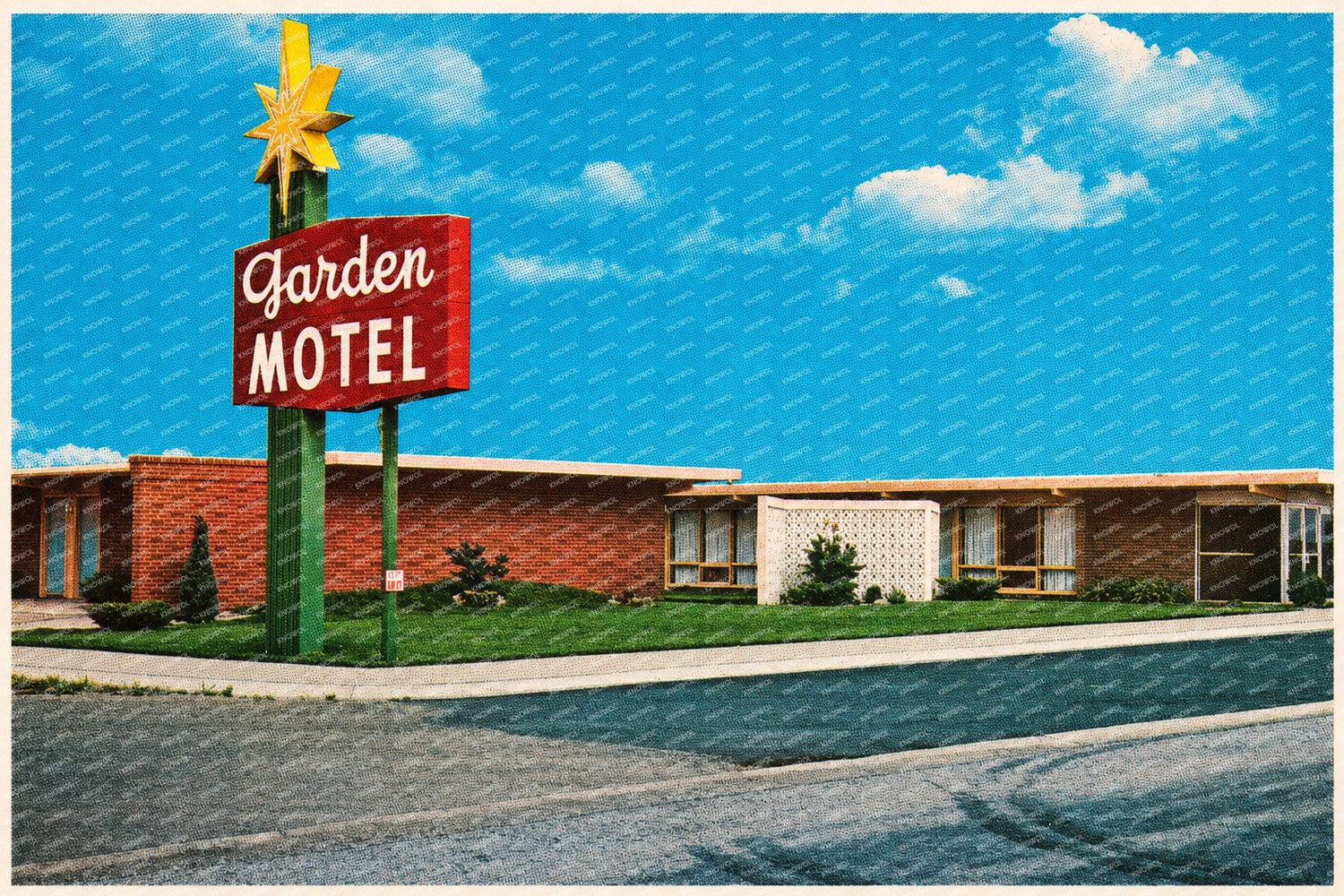 Ellsworth, KS: Garden Motel, U.S. Route 140, 156 & State 14