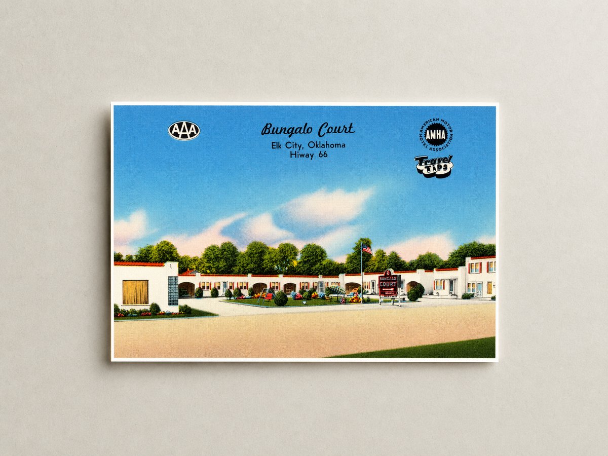 Elk City, OK: Bungalo Court, Elk City, Oklahoma, Hiway 66