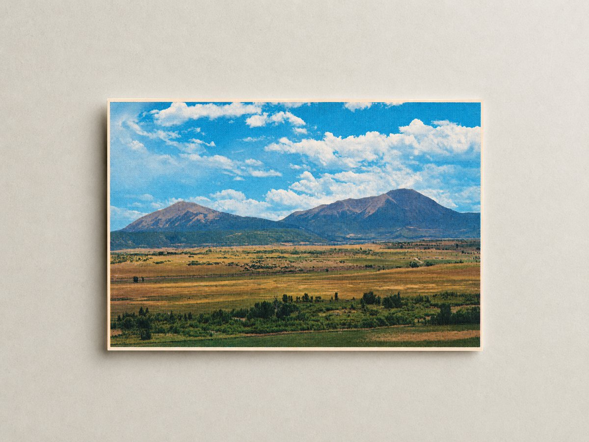 San Isabel National Forest, CO: The historic Spanish Peaks, near Walsenburg, La Veta, Trinidad and Pueblo, San Isabel Nat'l Forest, Colorado. Altitude 13,623 feet
