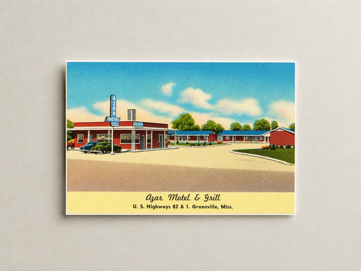 Greenville, MS: Azar Motel & Grill, U. S. Highway 82 & 1