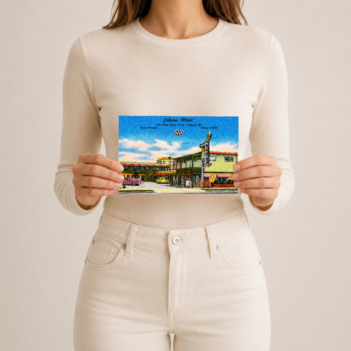 Reno, NV: Cabana Motel, 370 West Street at W. Highway 40