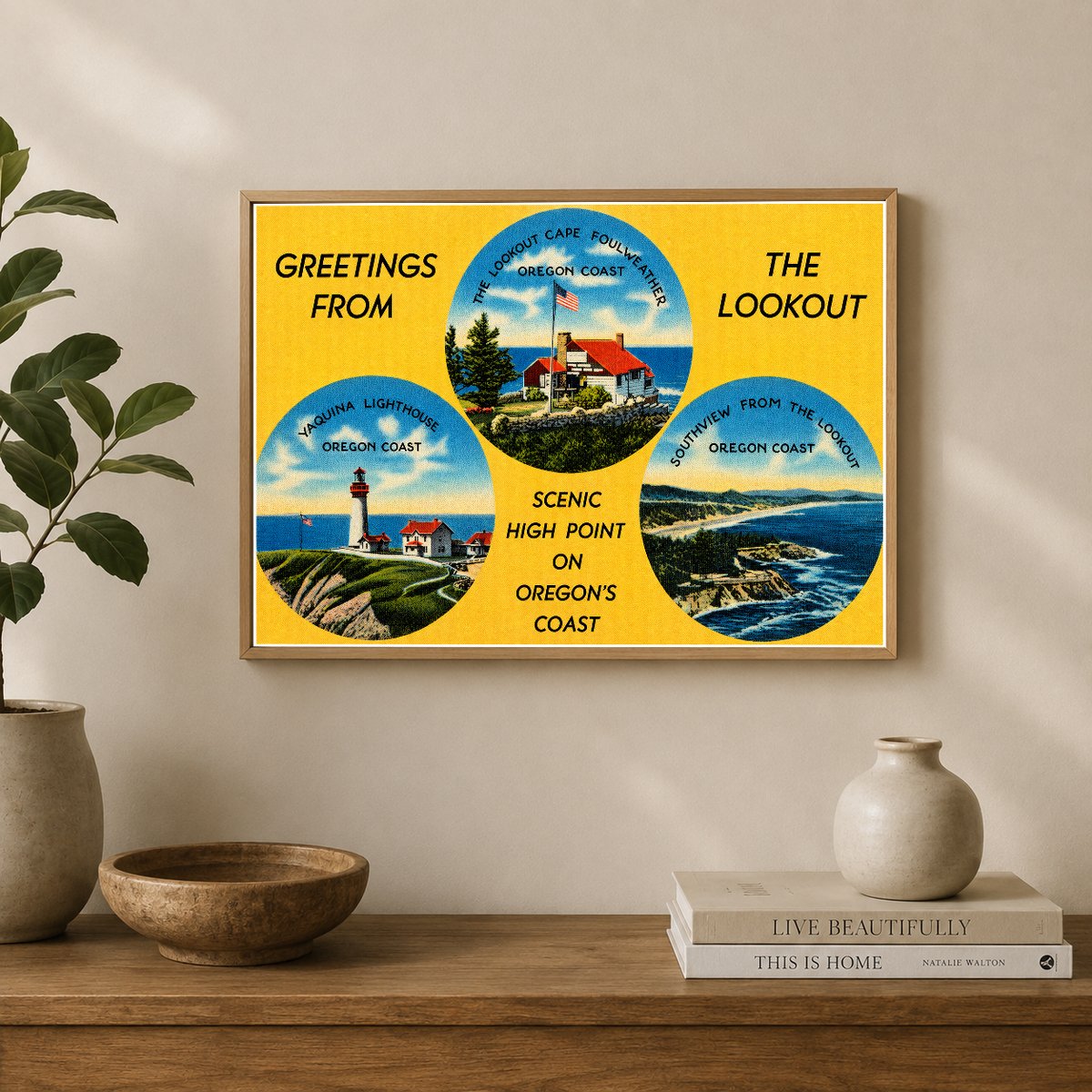 OR: Greetings from the lookout, scenic high point on Oregon's coast