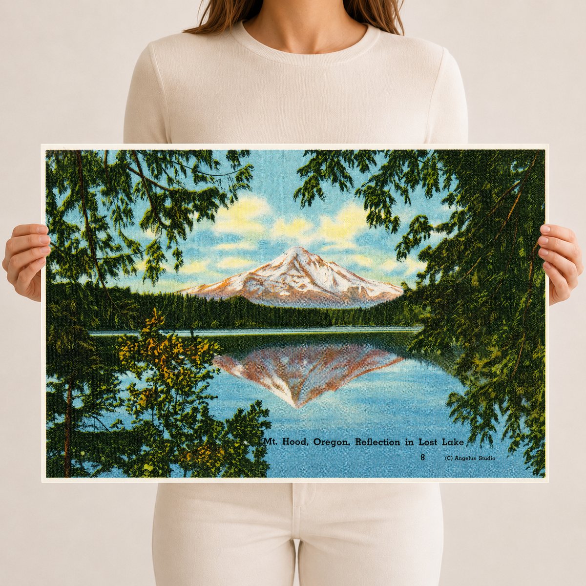 Hood, Mount, OR: Mt. Hood, Oregon, reflection in Lost Lake