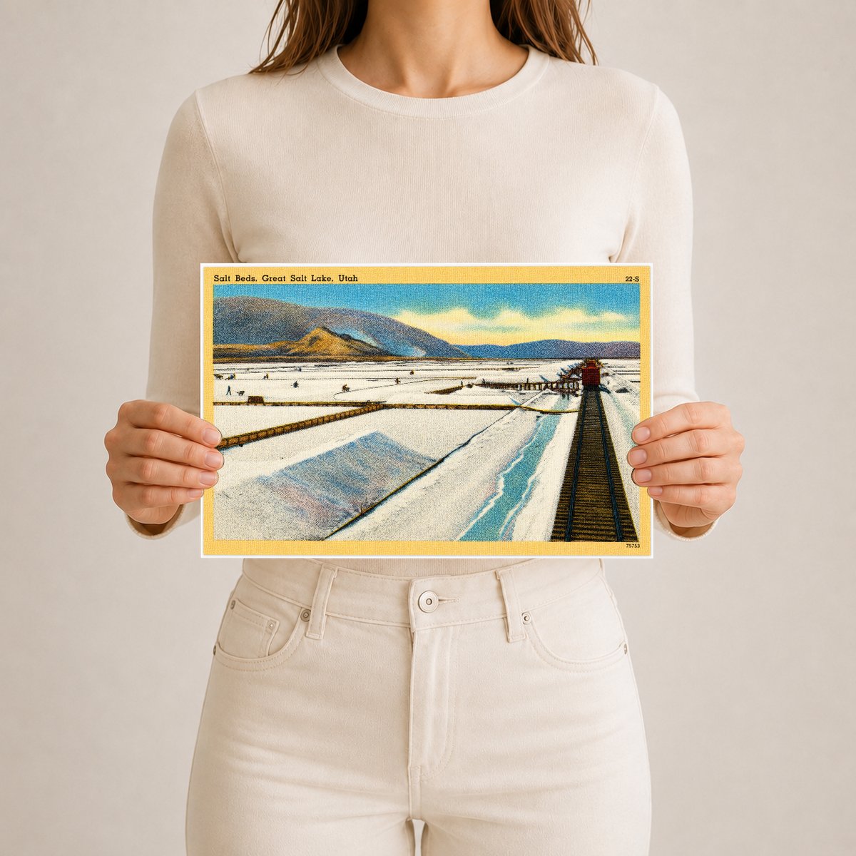 Great Salt Lake, UT: Salt beds