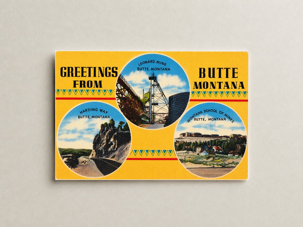 Butte, MT: Greetings from Butte Montana