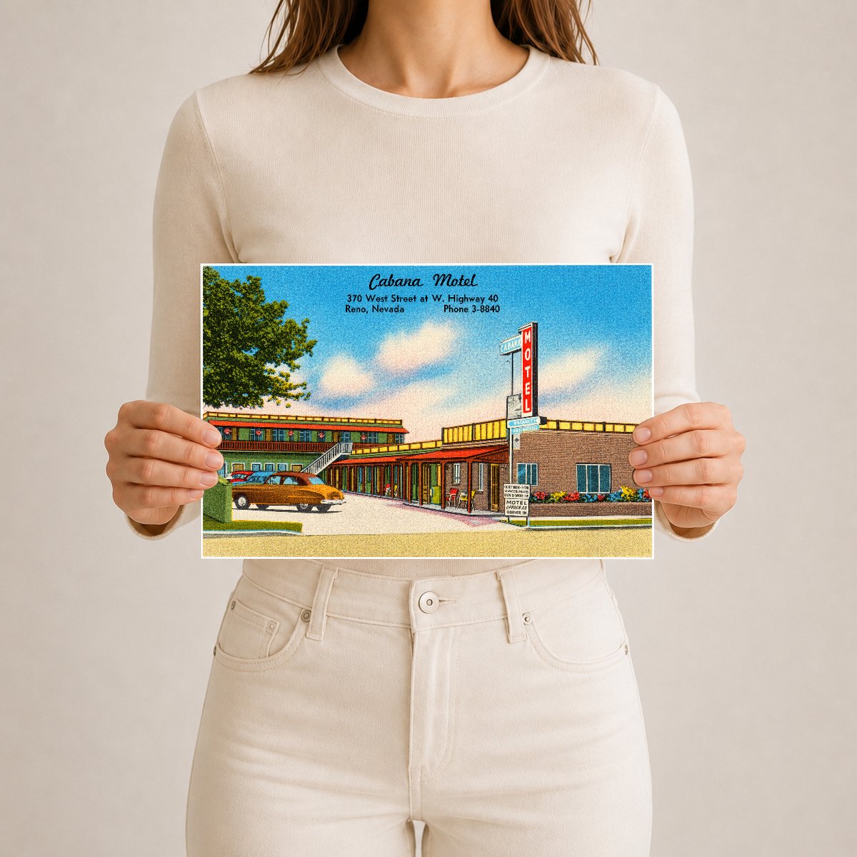 Reno, NV: Cabana Motel, 370 West Street at W. Highway 40