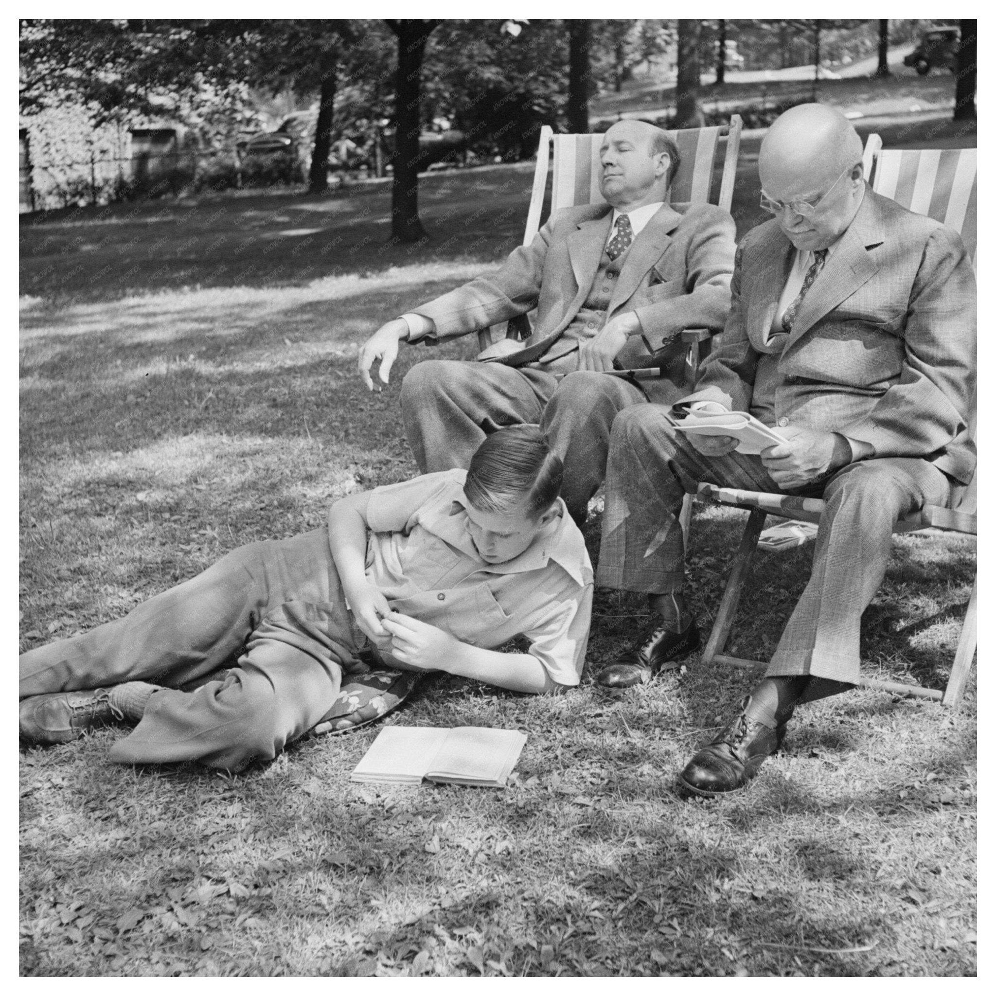 Bach Festival Outdoor Scene Bethlehem Pennsylvania 1944 - Available at KNOWOL
