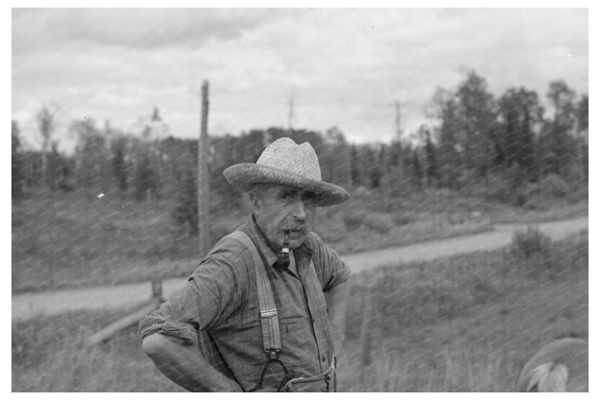 Bachelor Farmer in Gheen Minnesota August 1937 - Available at KNOWOL