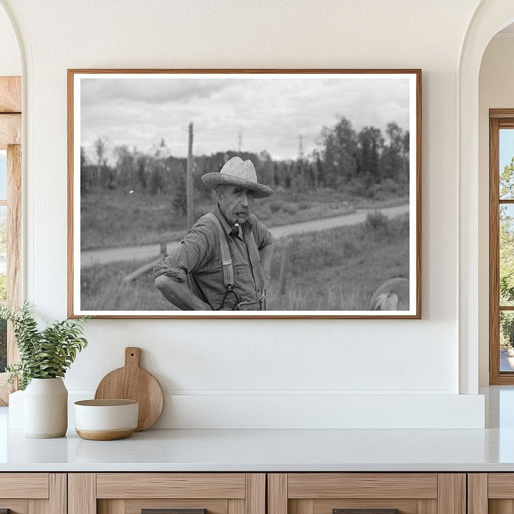 Bachelor Farmer in Gheen Minnesota August 1937 - Available at KNOWOL