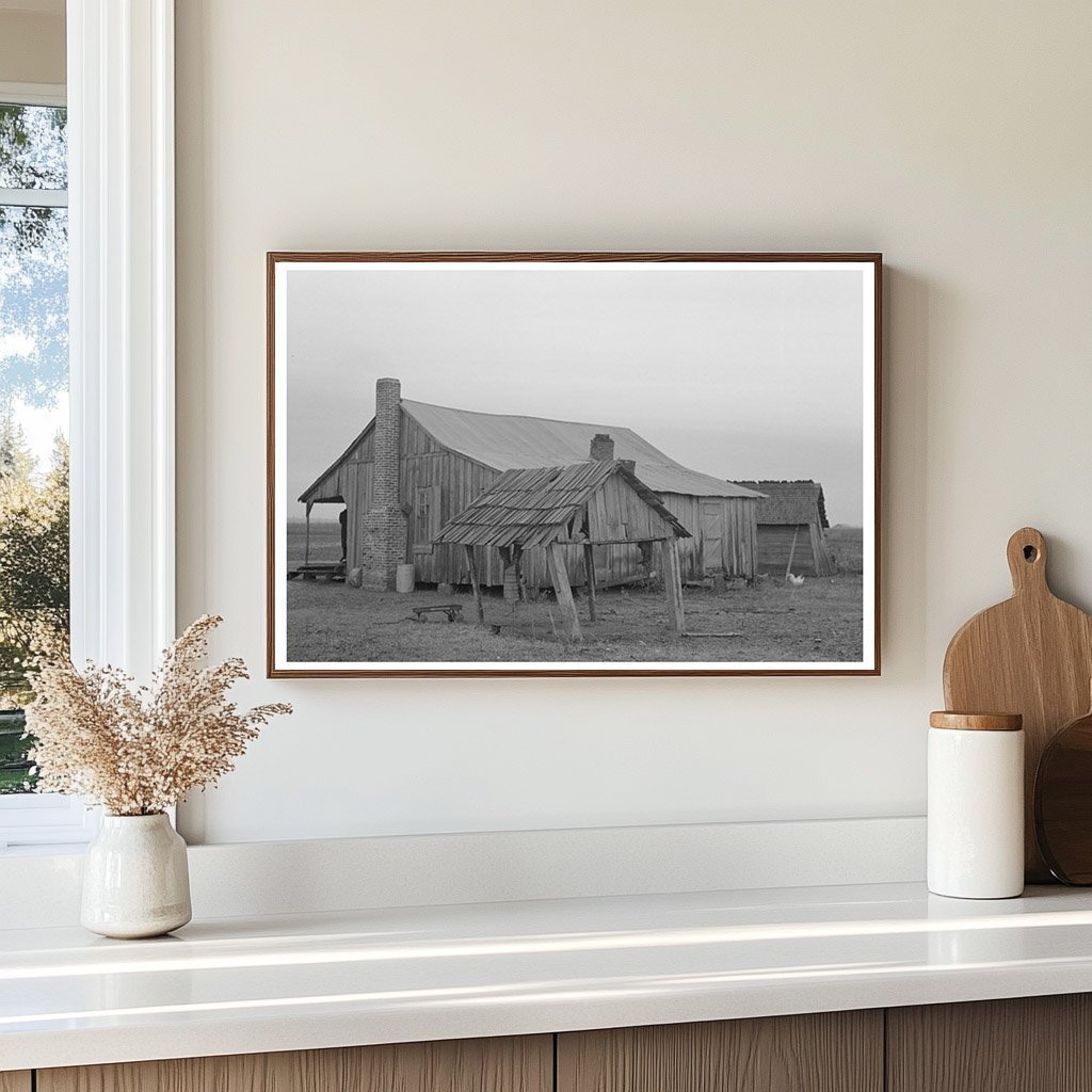 Back Door of Sharecropper House Pace Mississippi 1939 - Available at KNOWOL
