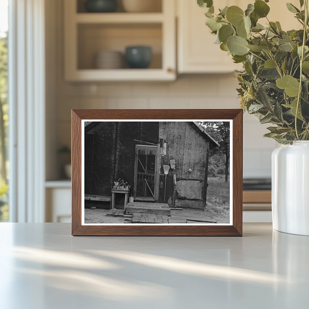 Back Porch of Henry McPeaks Residence Black River Falls 1937 - Available at KNOWOL