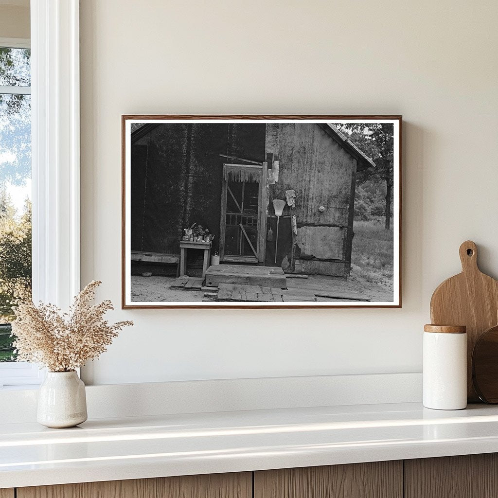 Back Porch of Henry McPeaks Residence Black River Falls 1937 - Available at KNOWOL
