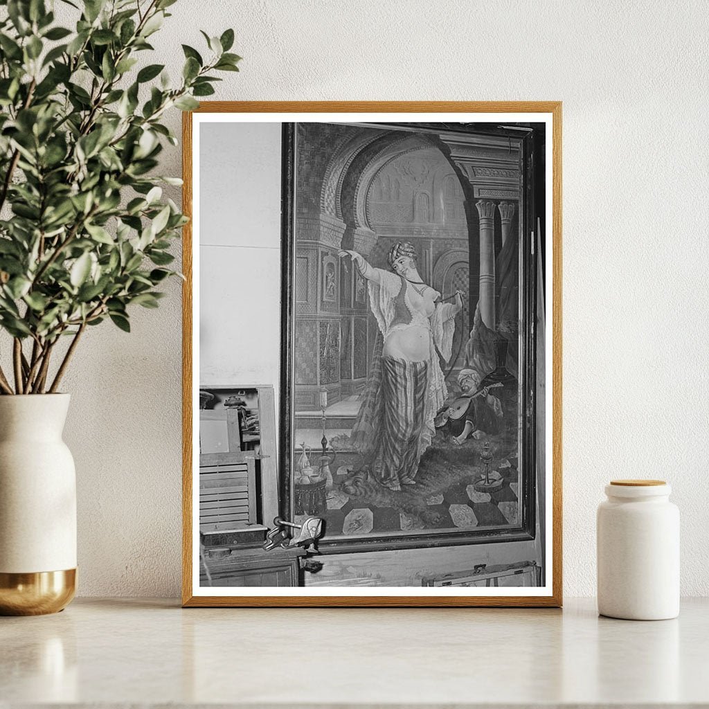 Backstage at Bird Cage Theater Tombstone Arizona 1940 - Available at KNOWOL