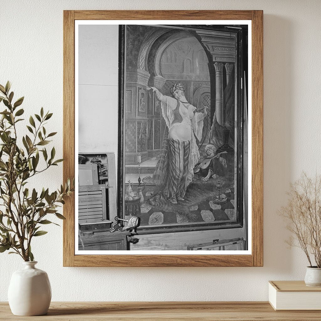 Backstage at Bird Cage Theater Tombstone Arizona 1940 - Available at KNOWOL