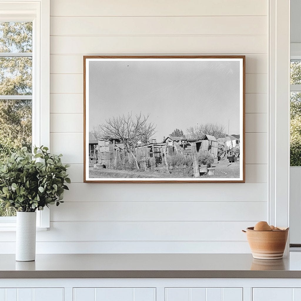 Backyard in Robstown Texas February 1939 FSA Collection - Available at KNOWOL