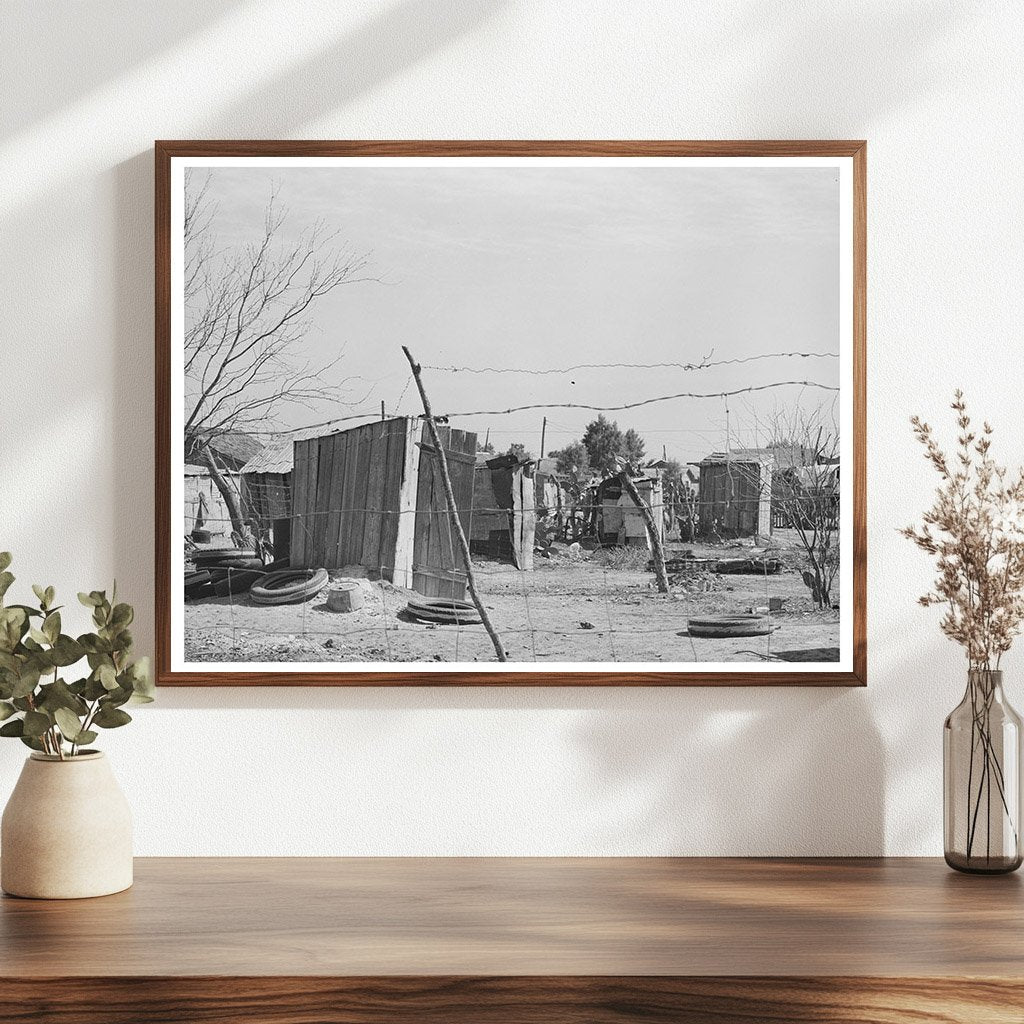 Backyard Privies of Mexican Residents Crystal City 1939 - Available at KNOWOL