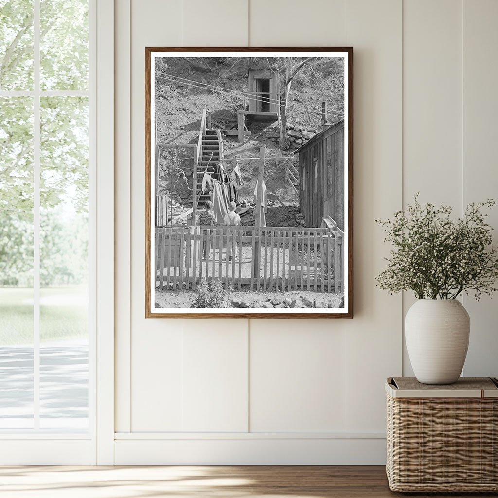 Backyard Privy in Mogollon New Mexico May 1940 - Available at KNOWOL