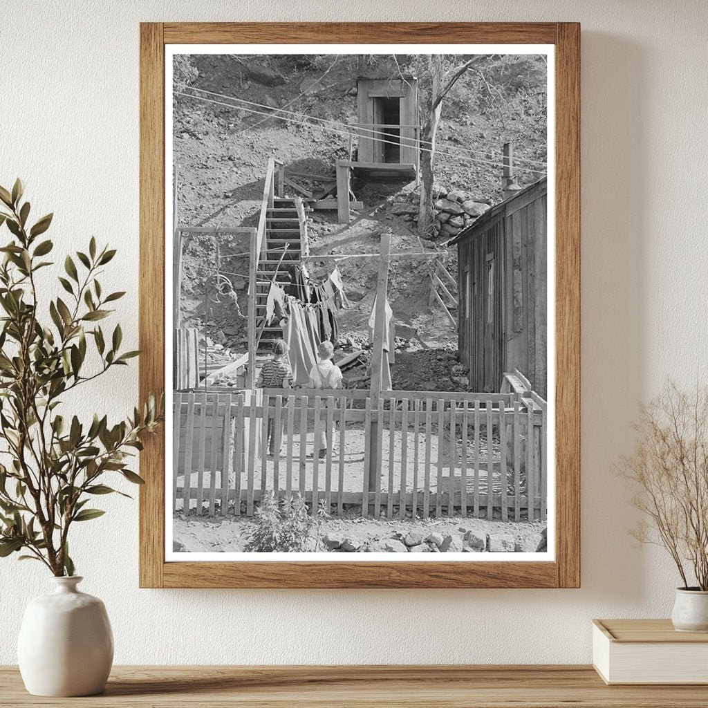 Backyard Privy in Mogollon New Mexico May 1940 - Available at KNOWOL