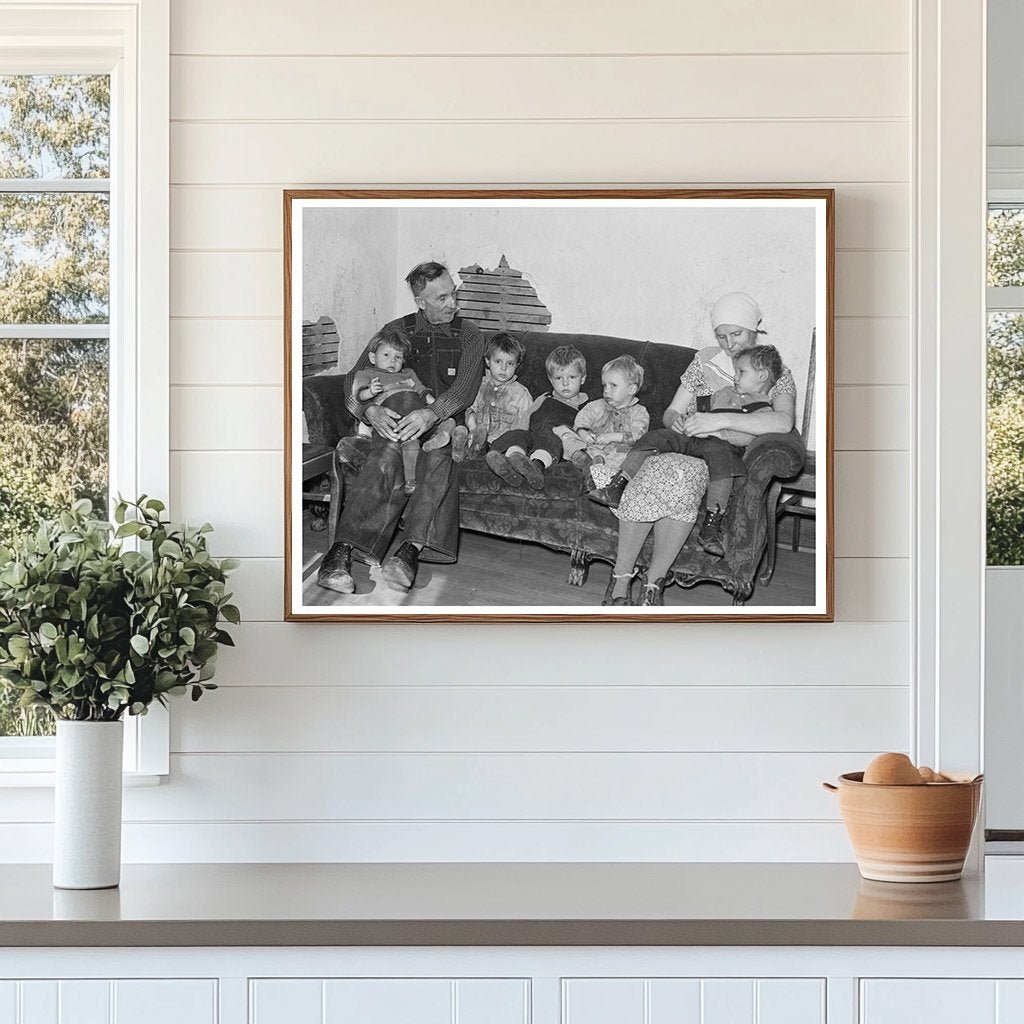 Bakke Family Farmers in Ambrose North Dakota 1937 - Available at KNOWOL