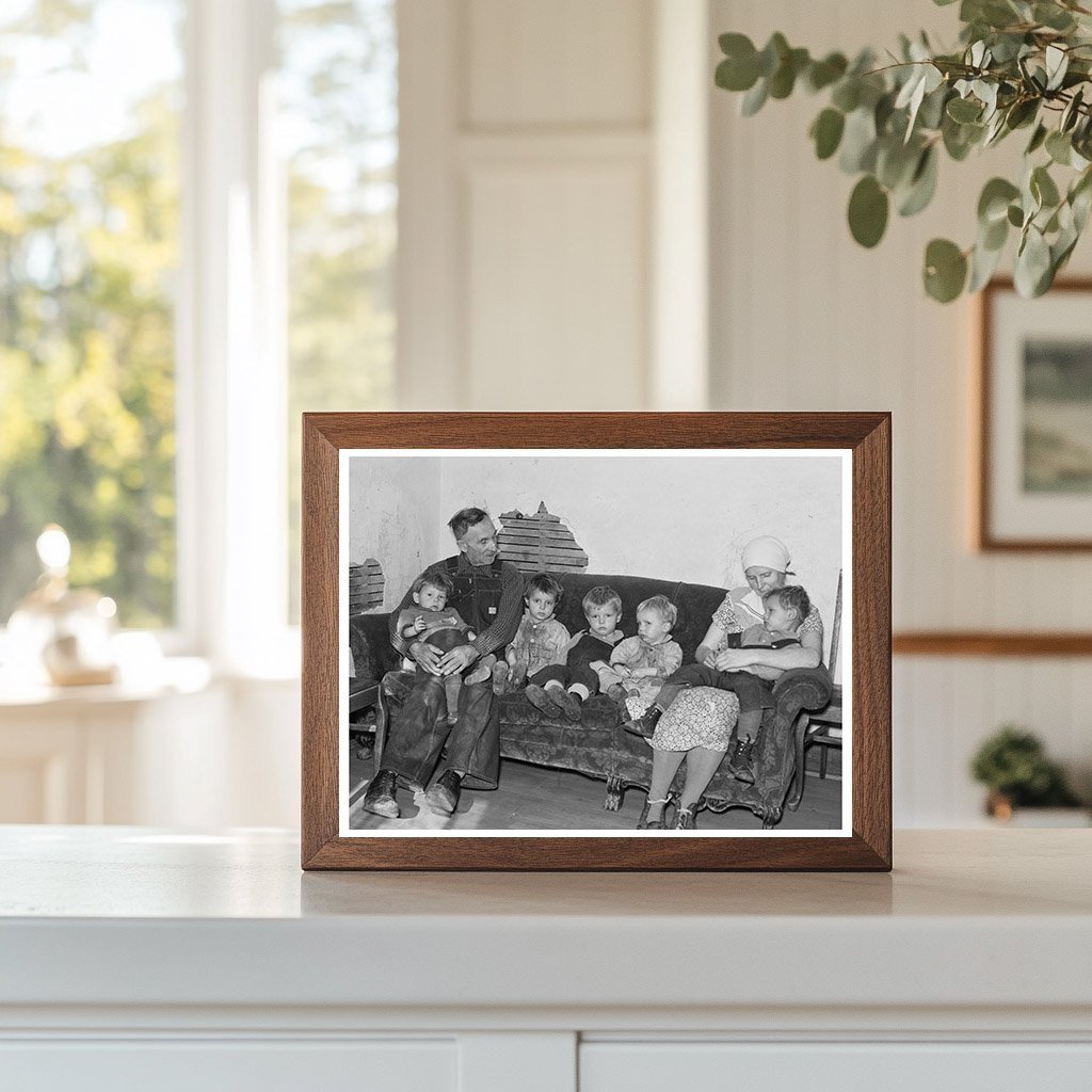 Bakke Family Farmers in Ambrose North Dakota 1937 - Available at KNOWOL