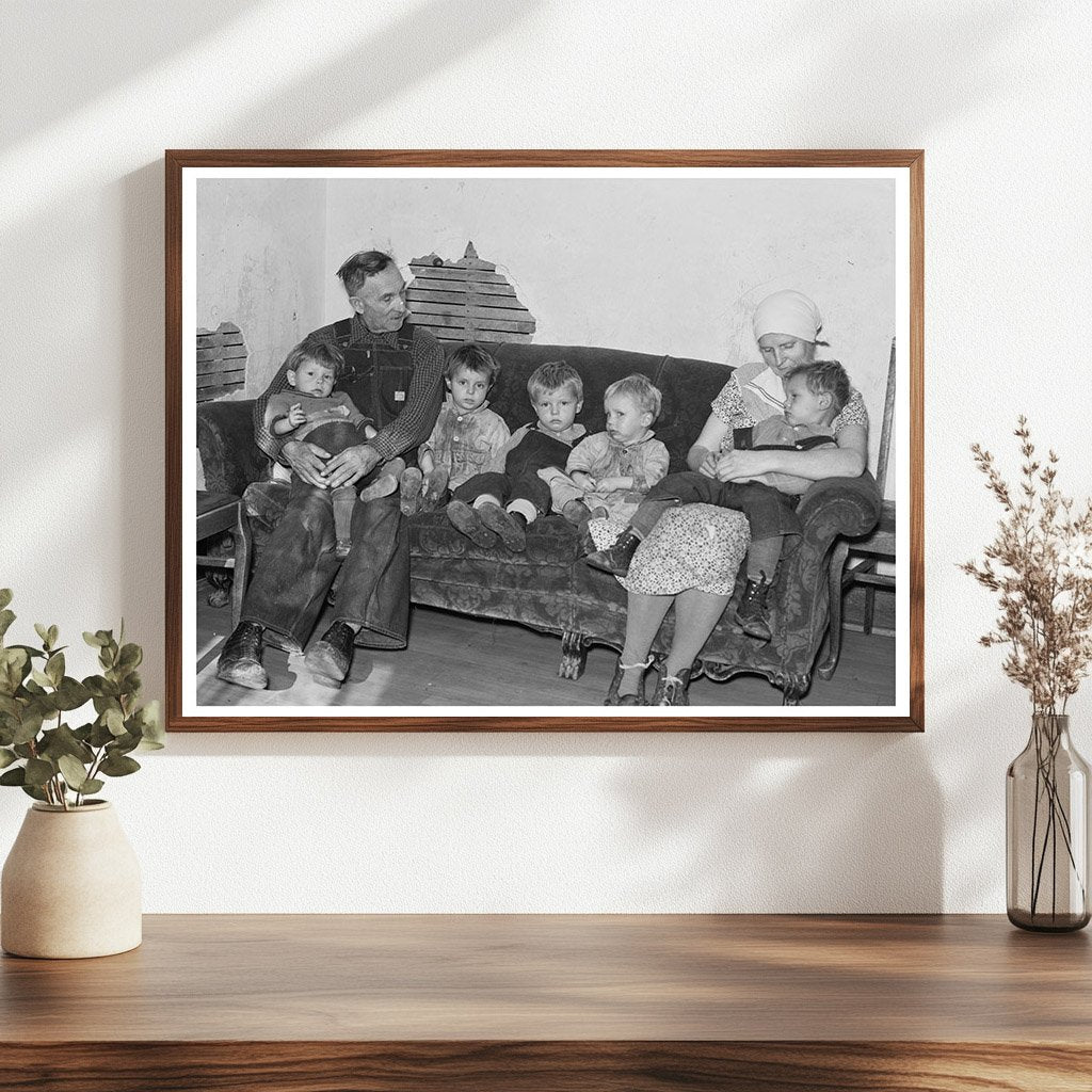 Bakke Family Farmers in Ambrose North Dakota 1937 - Available at KNOWOL