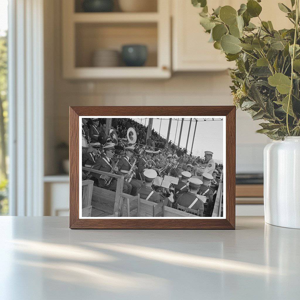 Band Performing at San Angelo Fat Stock Show 1940 - Available at KNOWOL