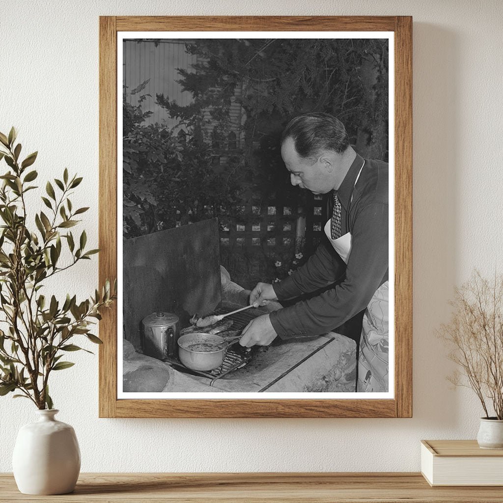 Barbecue in Turlock California May 1942 - Available at KNOWOL