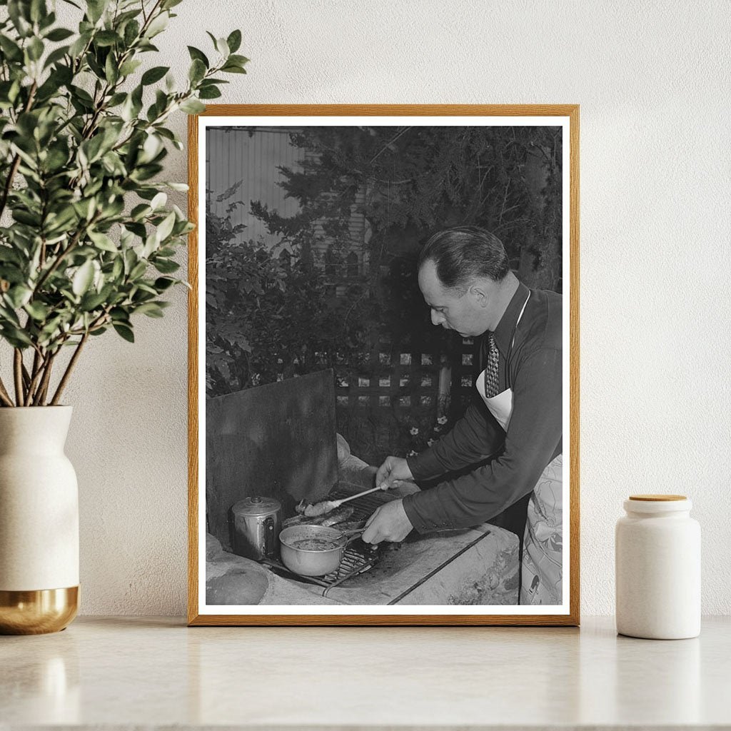 Barbecue in Turlock California May 1942 - Available at KNOWOL