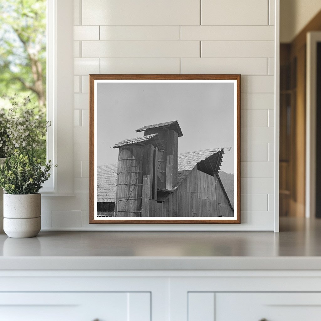 Barn and Silo Detail Jackson County Oregon July 1942 - Available at KNOWOL