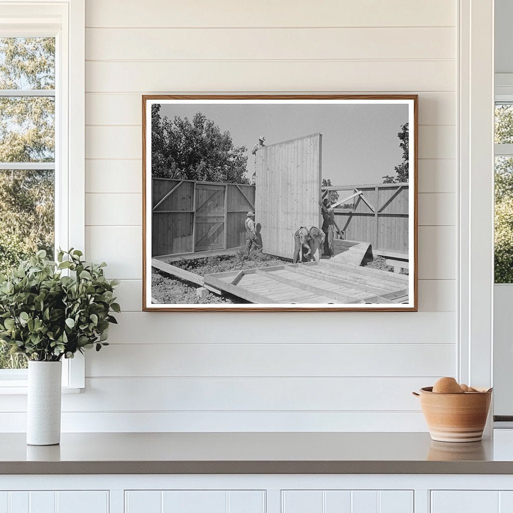 Barn Construction Southeast Missouri Farms Project 1938 - Available at KNOWOL