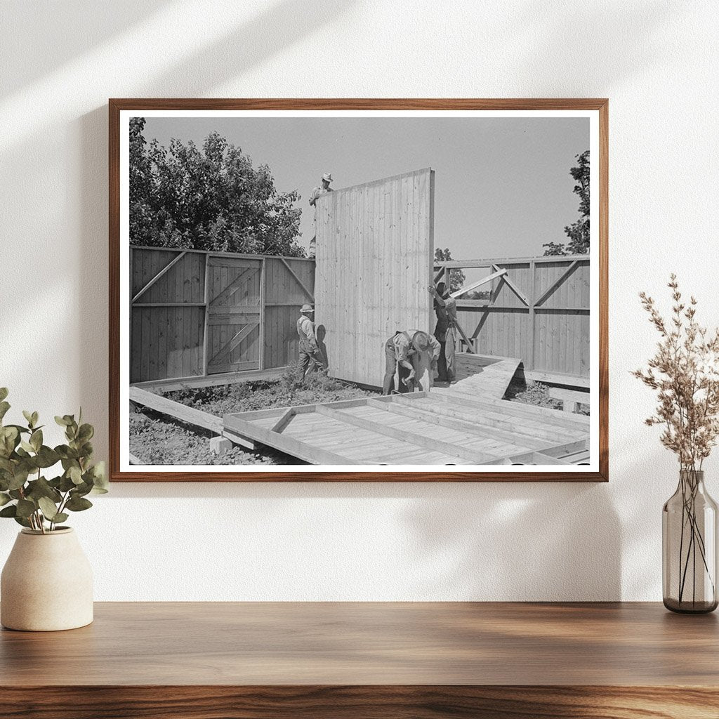 Barn Construction Southeast Missouri Farms Project 1938 - Available at KNOWOL