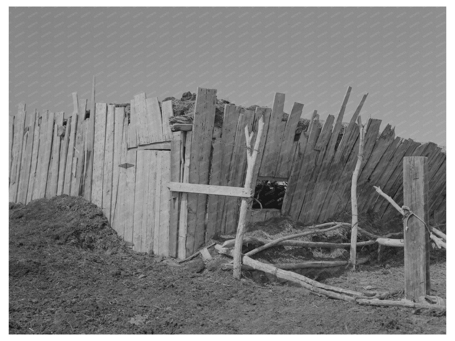 Barn on E. Gorders Farm Williams County ND 1937 - Available at KNOWOL