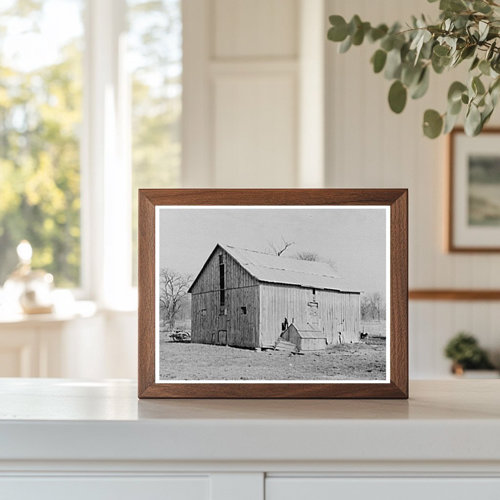 Barn on William Weltis Farm Boswell Indiana 1937 - Available at KNOWOL
