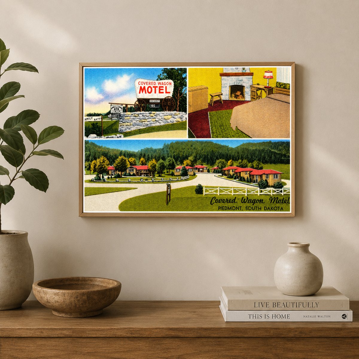 Piedmont, SD: Covered Wagon Motel
