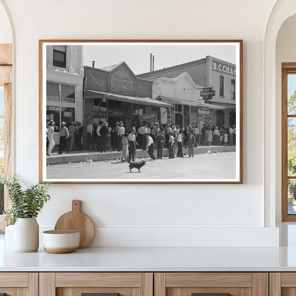 Bean Day Festival Rodeo in Wagon Mound New Mexico 1939 - Available at KNOWOL