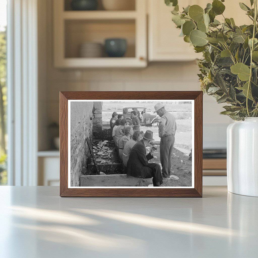 Bean Day Festival Scene Wagon Mound New Mexico 1939 - Available at KNOWOL