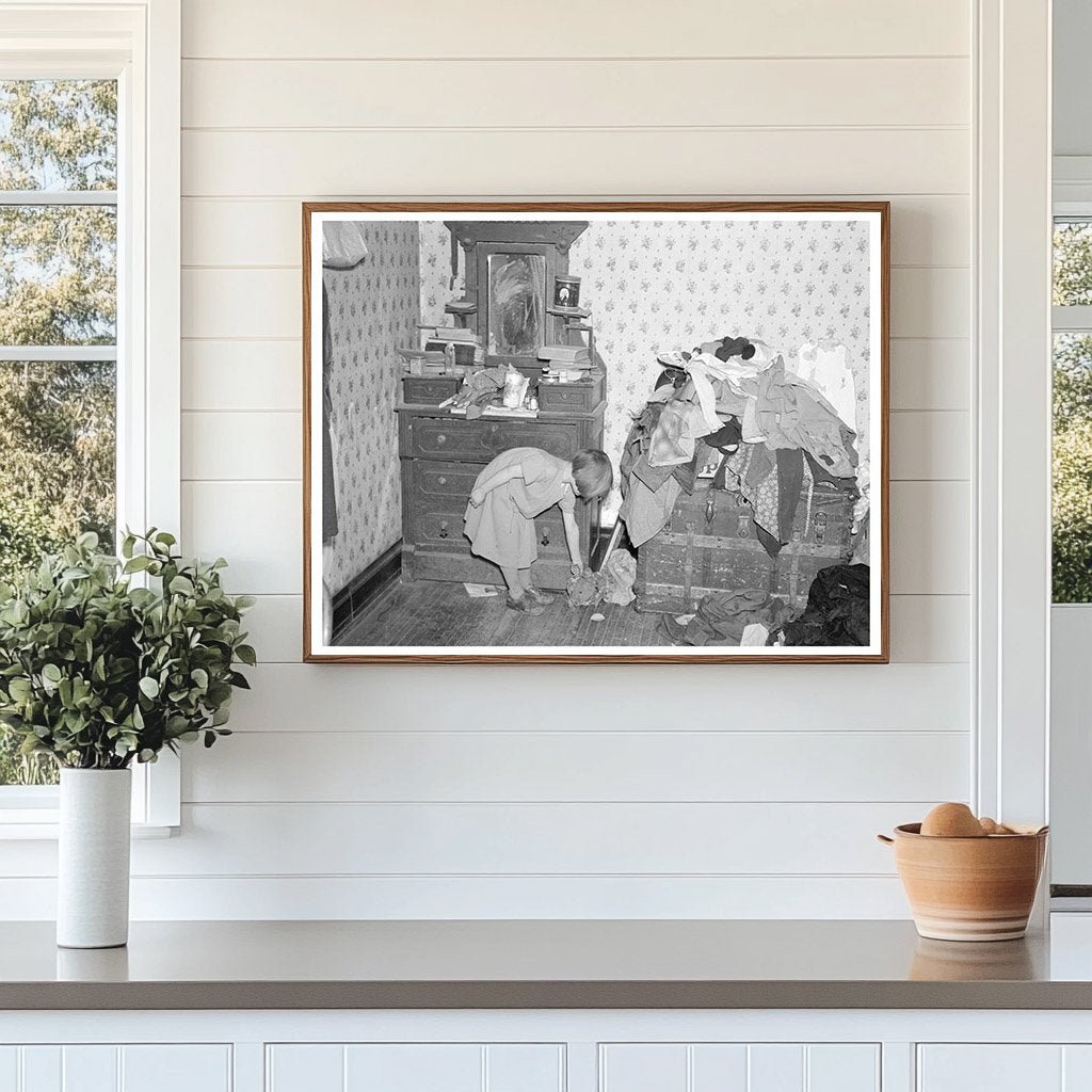 Bedroom Corner Illustrating Poverty in Iowa December 1936 - Available at KNOWOL