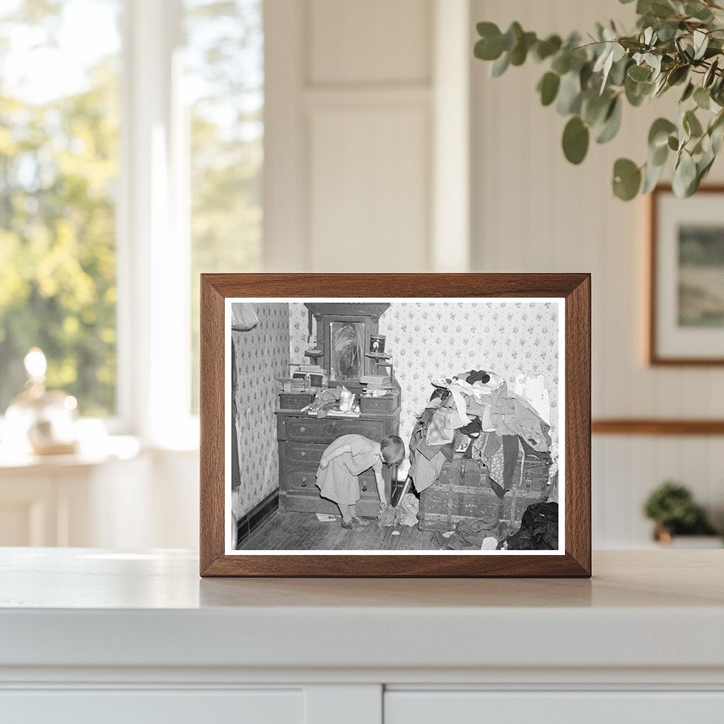 Bedroom Corner Illustrating Poverty in Iowa December 1936 - Available at KNOWOL