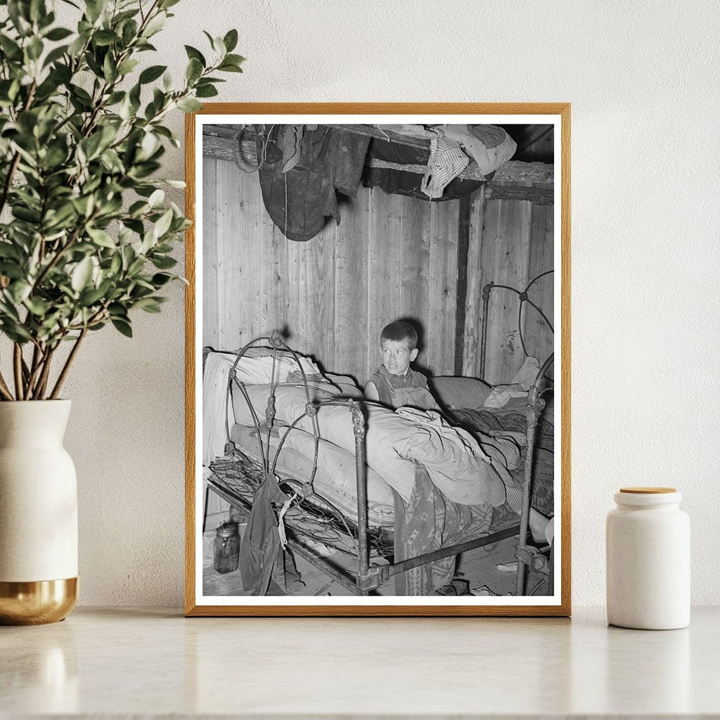 Bedroom Corner of Agricultural Laborer McIntosh County 1939 - Available at KNOWOL