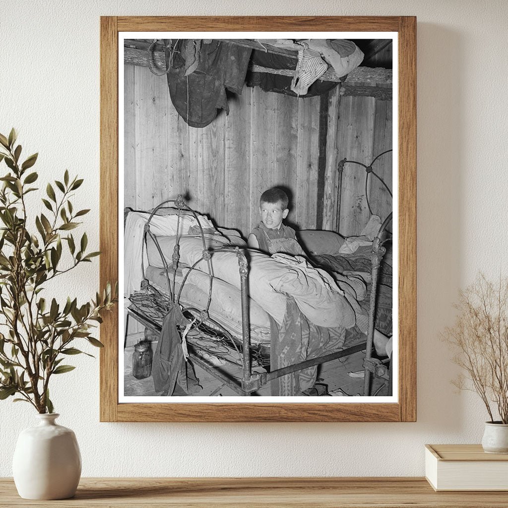 Bedroom Corner of Agricultural Laborer McIntosh County 1939 - Available at KNOWOL