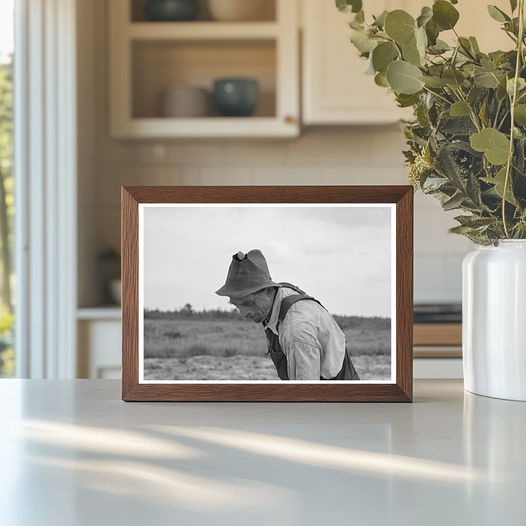 Ben Johnson Farming in Cut - Over Lands Wisconsin 1937 - Available at KNOWOL