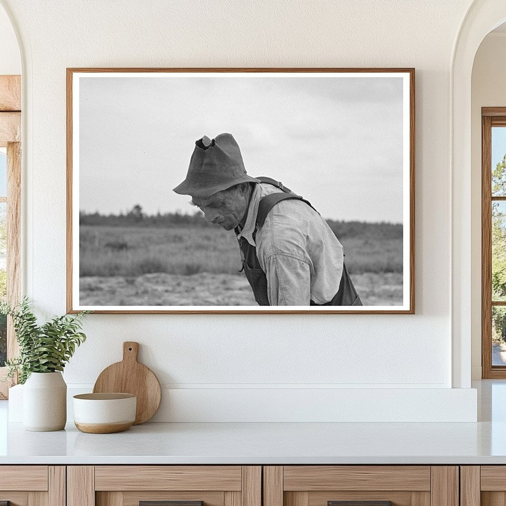 Ben Johnson Farming in Cut - Over Lands Wisconsin 1937 - Available at KNOWOL