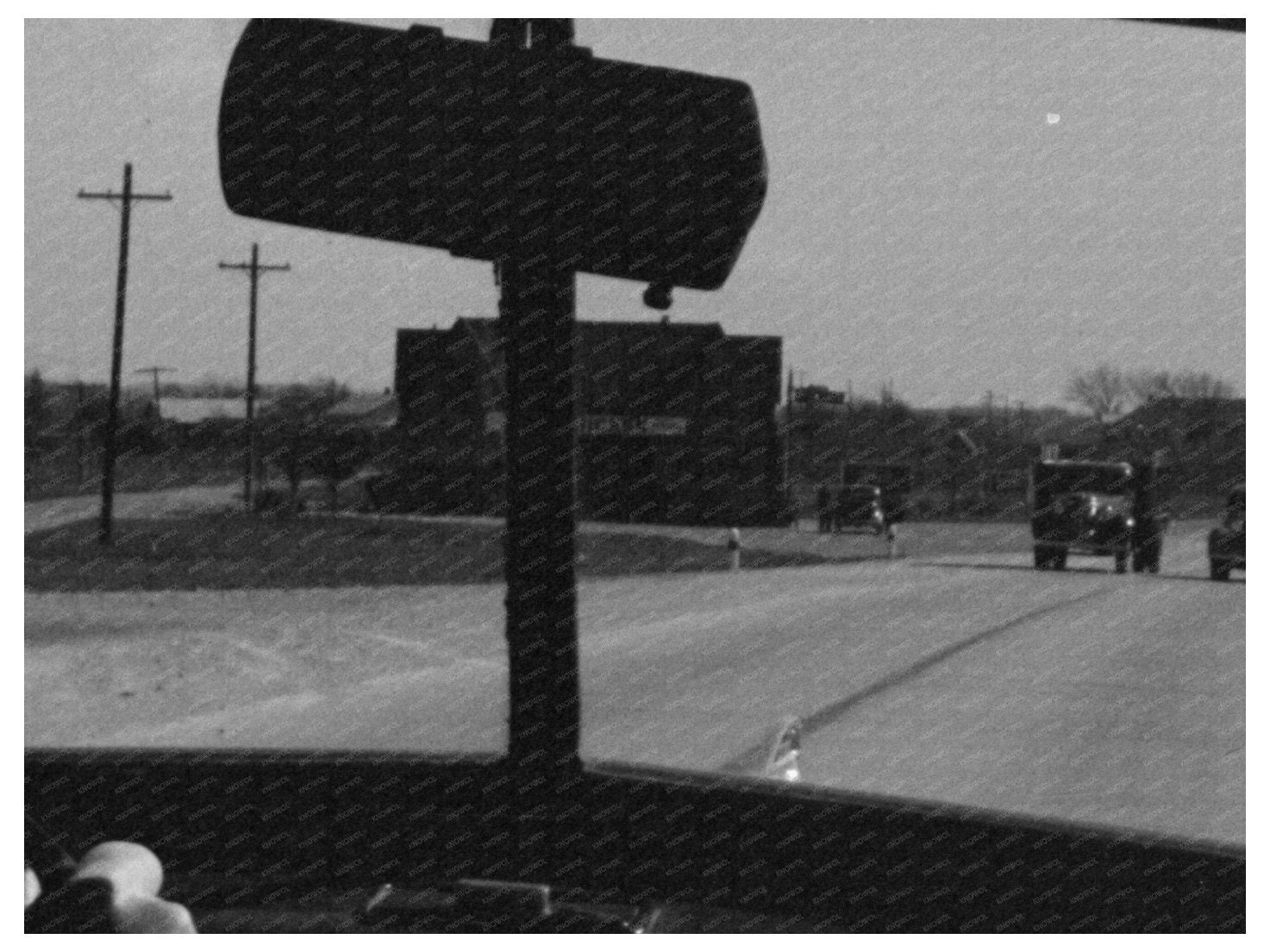 Bexar County Texas Highway Vintage Photo March 1940 - Available at KNOWOL