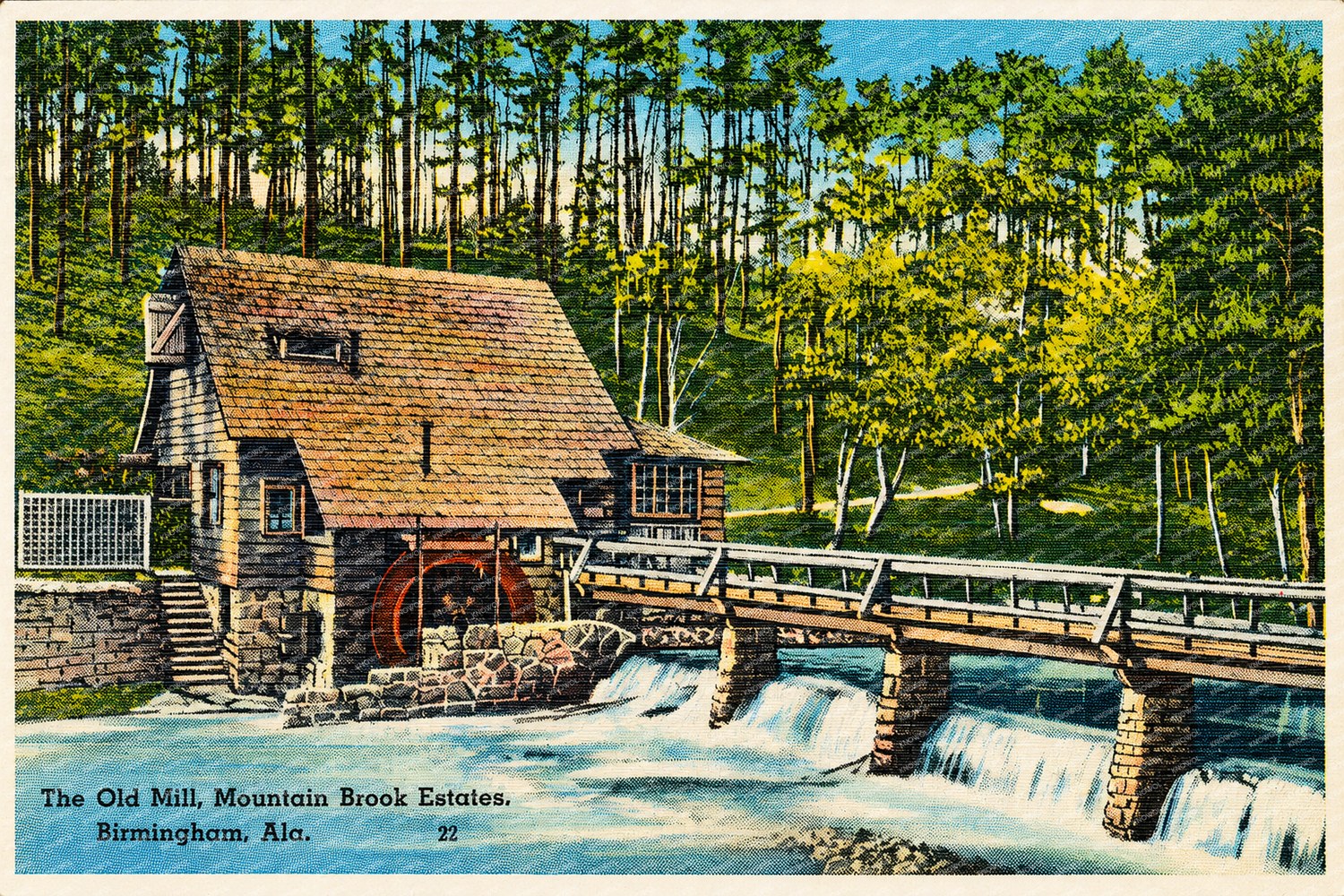 Birmingham, AL: The Old Mill, Mountain Brook Estates