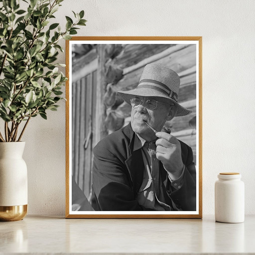 Big Hole Valley Pioneer Rancher Scene 1942 - Available at KNOWOL