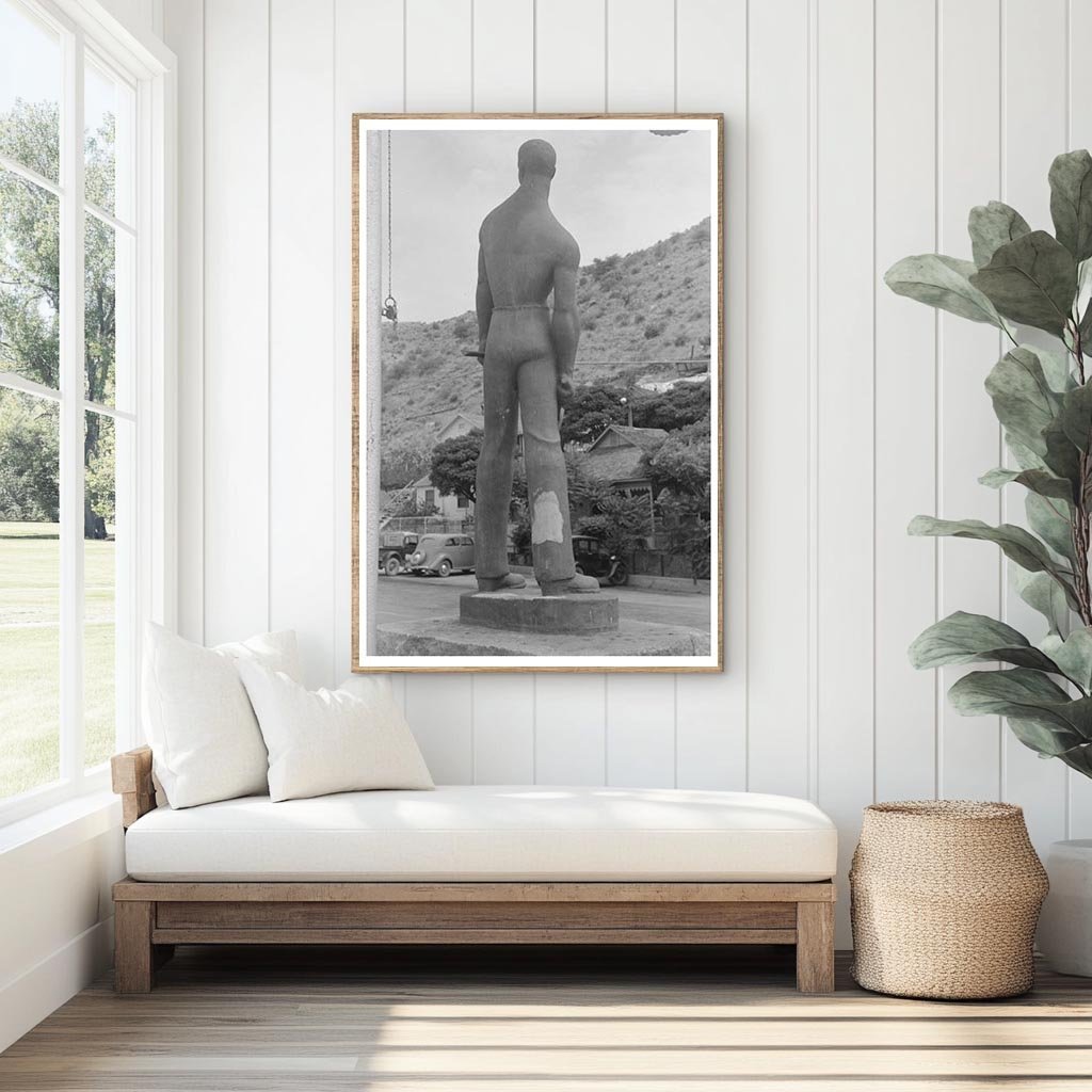 Bisbee Arizona Miners Monument Vintage Photo 1940 - Available at KNOWOL