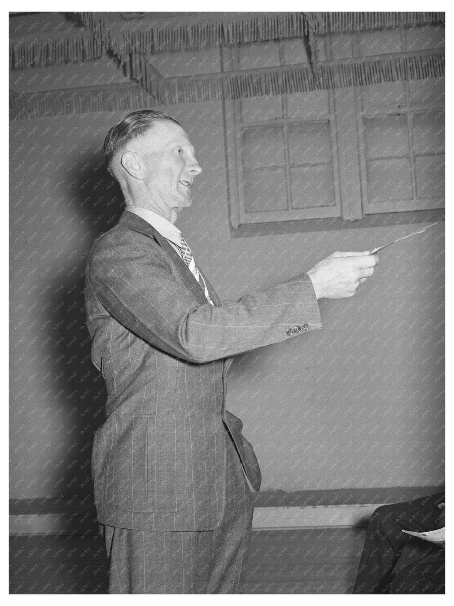 Bishop of Latter Day Saints Church Mendon Utah 1940 - Available at KNOWOL